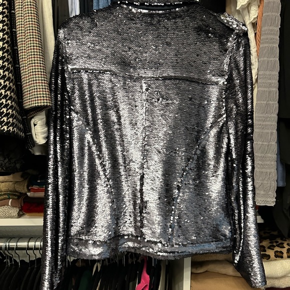 AS by DF Cult Sequin Moto Jacket - Picture 4 of 7